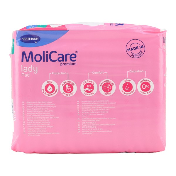 Molicare Premium Lady Pad Protections anatomiques absorption 5