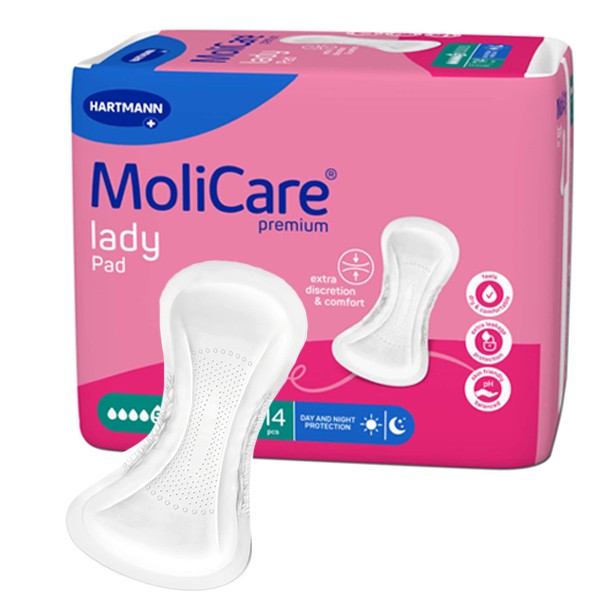 Molicare Premium Lady Pad Protections anatomiques absorption 5