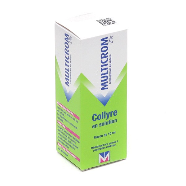 Multicrom 2 % collyre