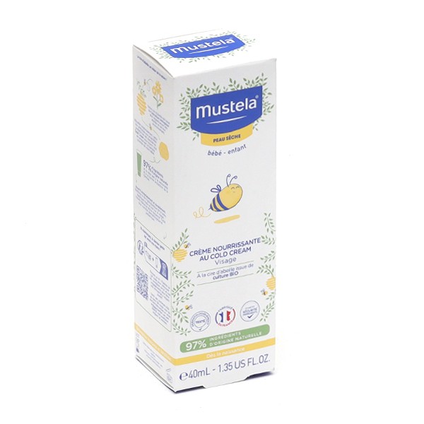 Mustela Crème Nourrissante Cold Cream Visage 40 ml