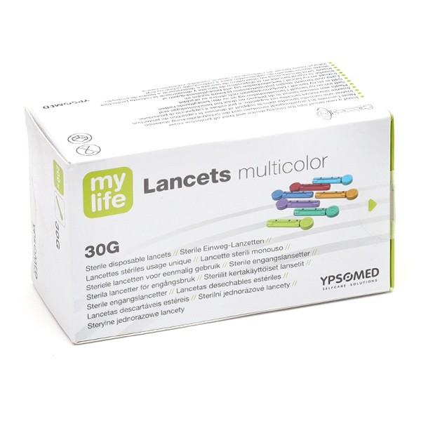 MyLife Multicolor 30 G lancettes stériles