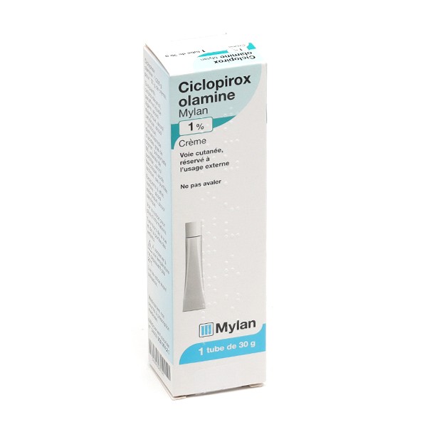 Ciclopirox Olamine 1 % crème antifongique