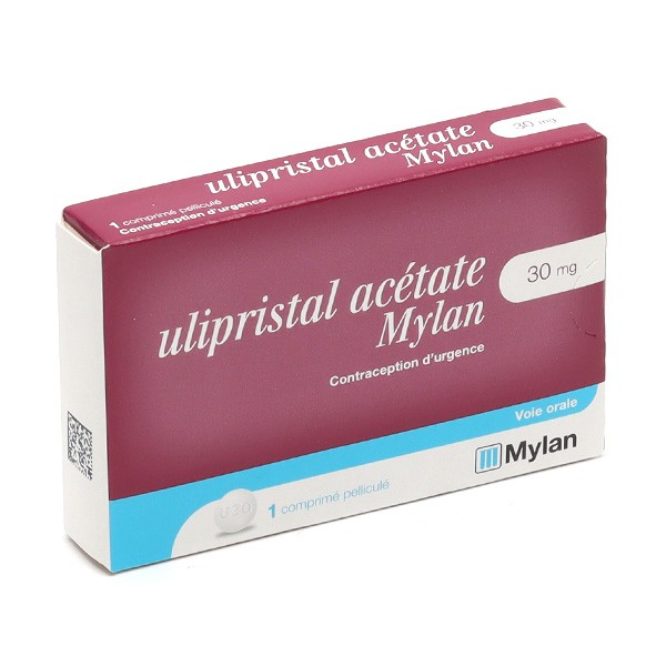 Viatris ulipristal acétate 30 mg comprimé pelliculé