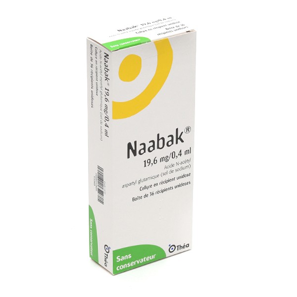 Naabak collyre antihistaminique unidose