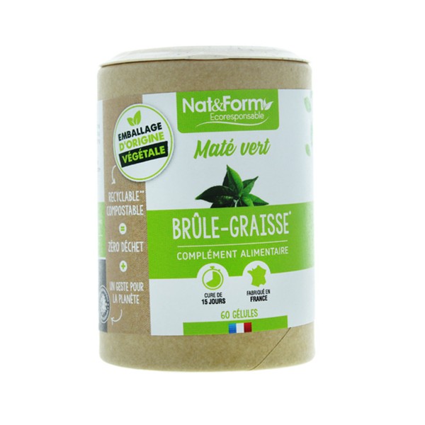 Nat et Form Ecoresponsable maté vert gélules