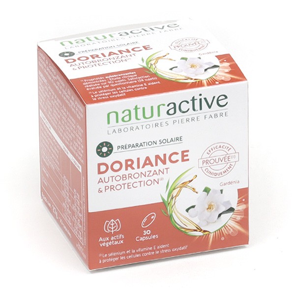 Naturactive Doriance Autobronzant et protection capsules