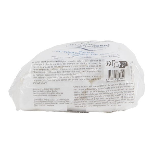 Gilbert Neutraderm rectangles de coton