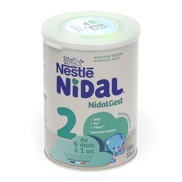 Nidal NidalGest 2 formule épaissie lait 2ème âge