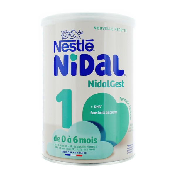 Nidal Nidalgest 1 formule Epaissie lait 1er âge