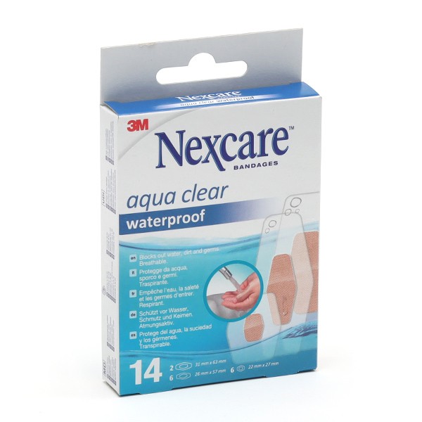 Nexcare Aqua Clear pansements waterproof