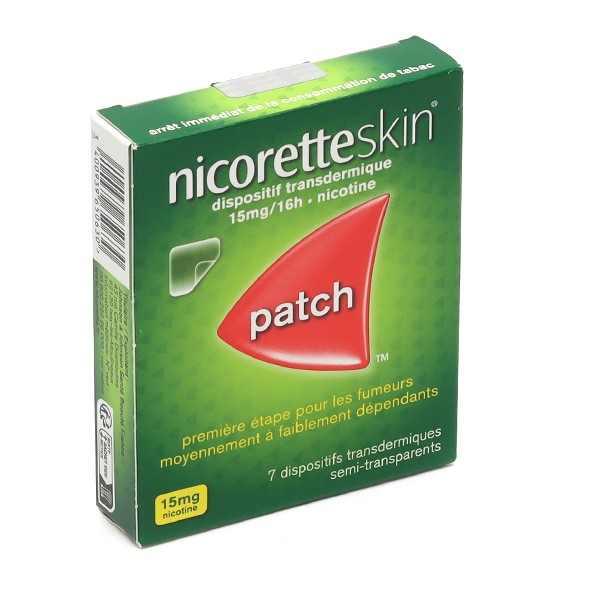 NicoretteSkin patch nicotine 15 mg/16 h