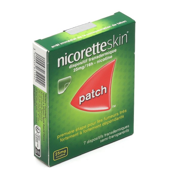 NicoretteSkin patch nicotine 25 mg/16 h