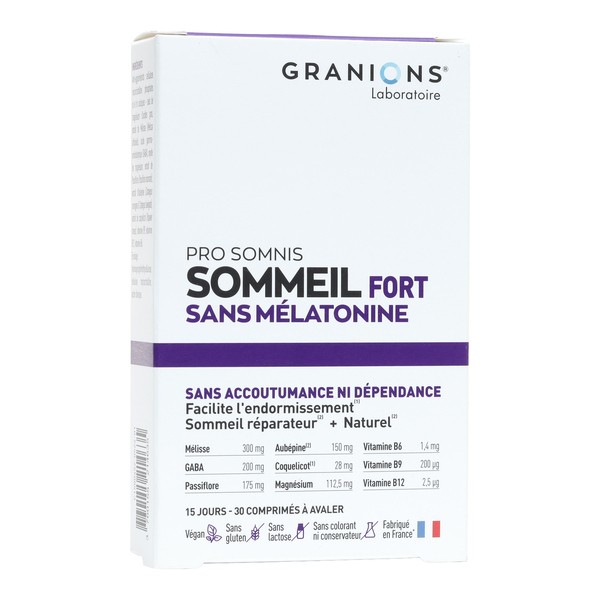 Granions Pro Somnis Sommeil fort comprimés