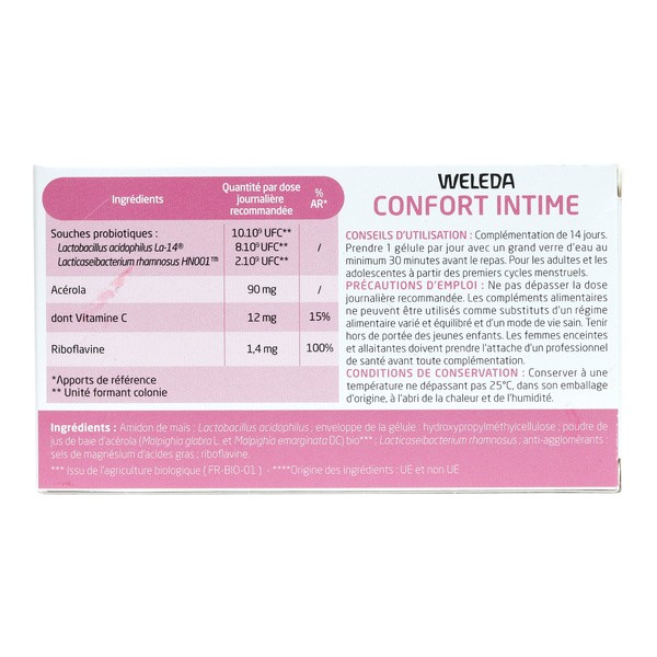 Weleda confort intime gélules