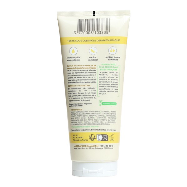 Alvadiem Lait corps nutri confort