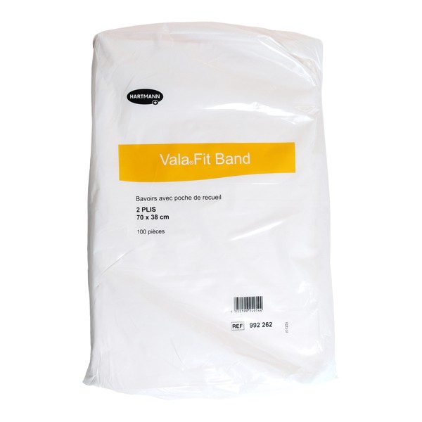 Vala Fit Band Bavoir jetable avec poche