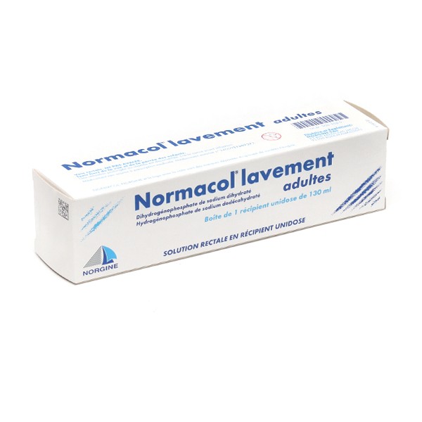 Normacol lavement constipation Adulte