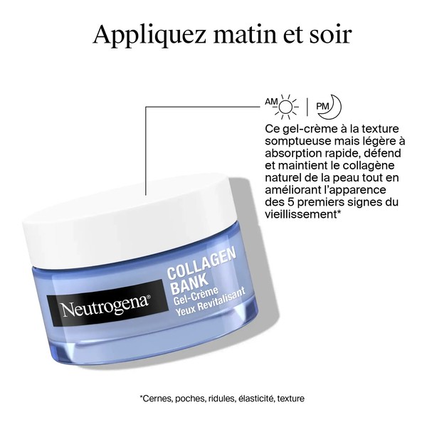 Neutrogena Collagen Bank Gel crème yeux revitalisant
