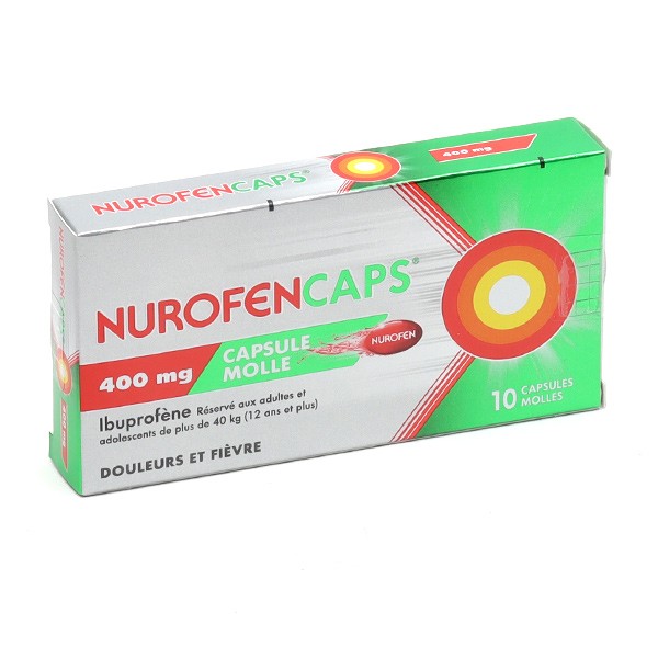 NurofenCaps 400 mg capsules