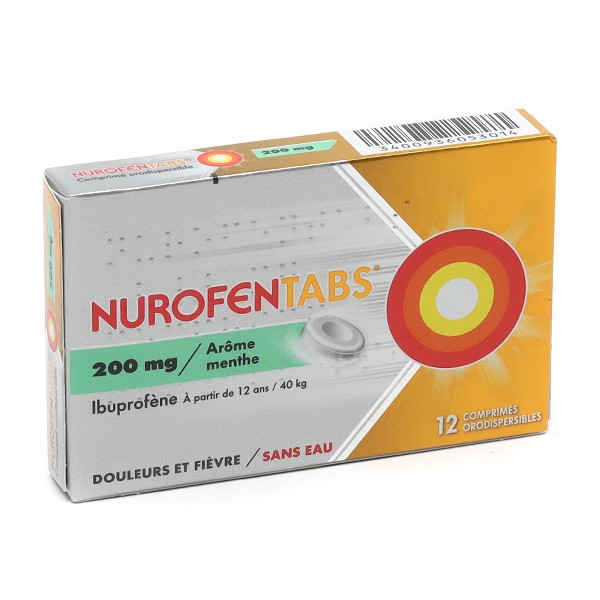 Nurofen Tabs 200 mg comprimés