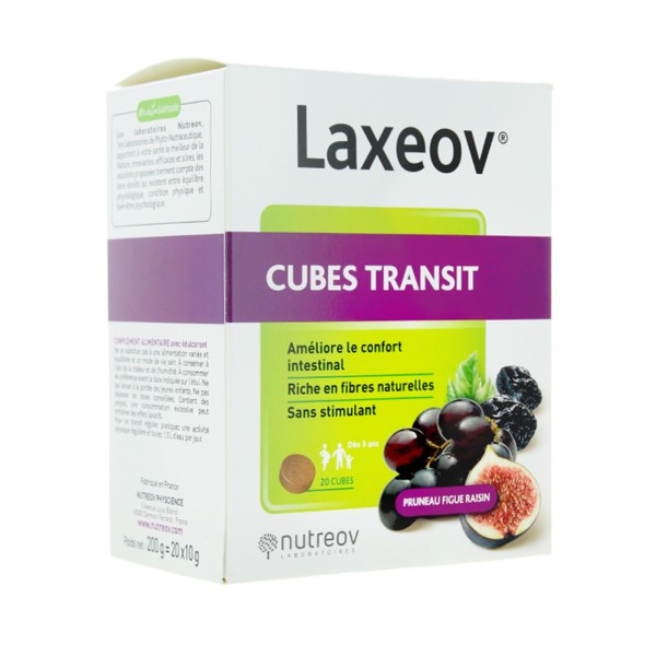 Laxeov Transit pruneau figue raisin cubes