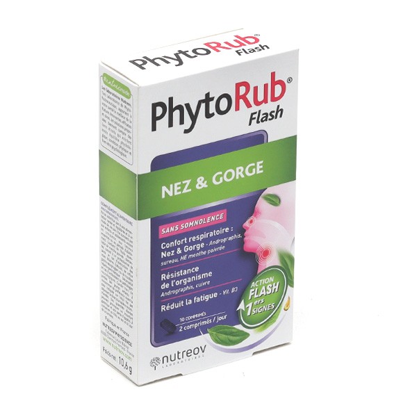 PhytoRub Flash nez et gorge comprimé