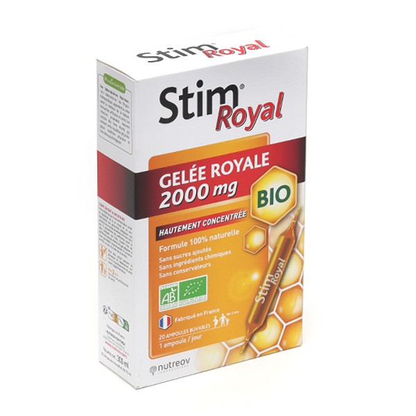 Stim Royal Gelée royale Bio 2000 mg ampoules