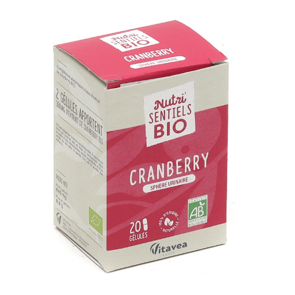 Nutri'sentiels Cranberry Bio gélules