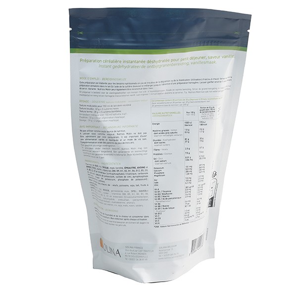 Nutrisis Matin sucré Vanille céréales