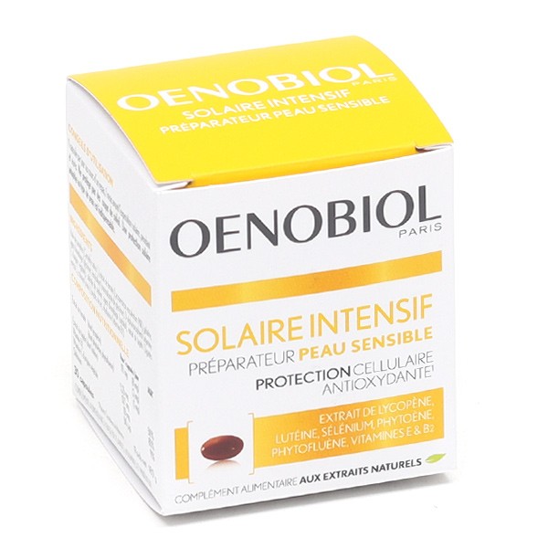 Oenobiol solaire intensif peau sensible capsules