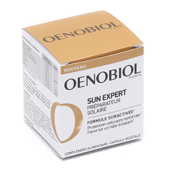 Oenobiol Sun Expert préparateur solaire peau normale capsules