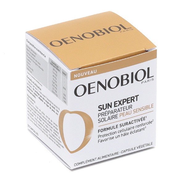 Oenobiol Sun Expert préparateur solaire peau sensible capsules