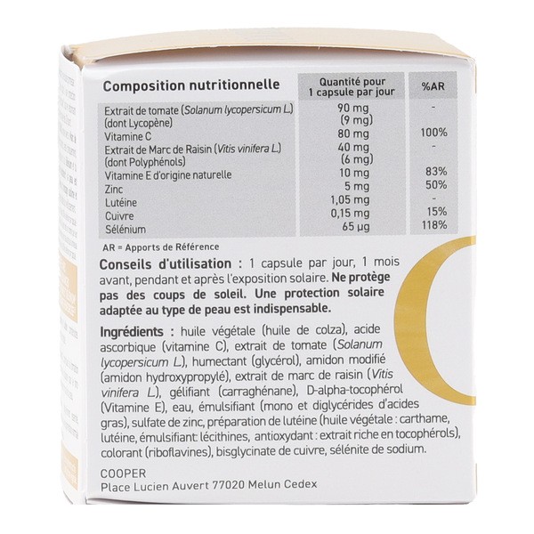 Oenobiol Sun Expert Préparateur solaire anti âge capsules
