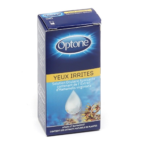 Optone solution oculaire apaisante yeux irrités