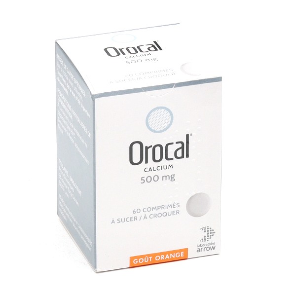 Orocal carbonate de calcium 500 mg comprimés à sucer