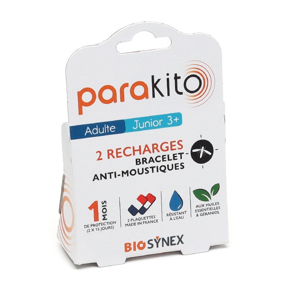 Parakito Recharge bracelet anti moustique