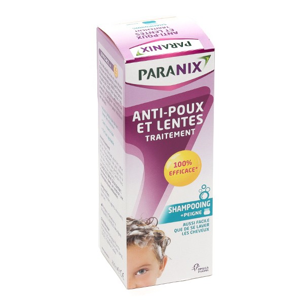 Paranix Traitement Anti-Poux et Lentes shampooing + peigne