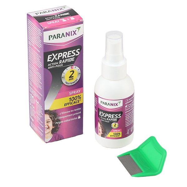 Paranix Express spray anti poux + peigne