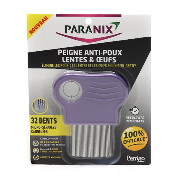 Paranix peigne anti-poux lentes & oeufs