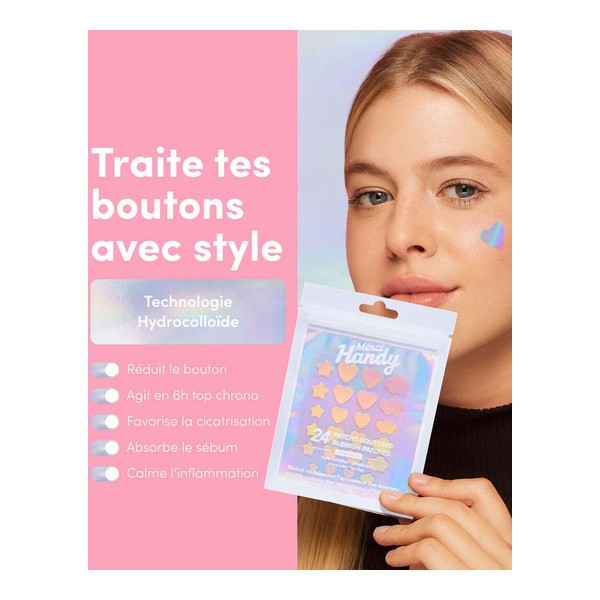 Merci Handy Patch bouton