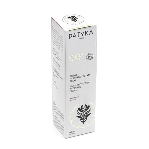Patyka Defense active Crème Multi-Protection Eclat Peaux sèches Bio