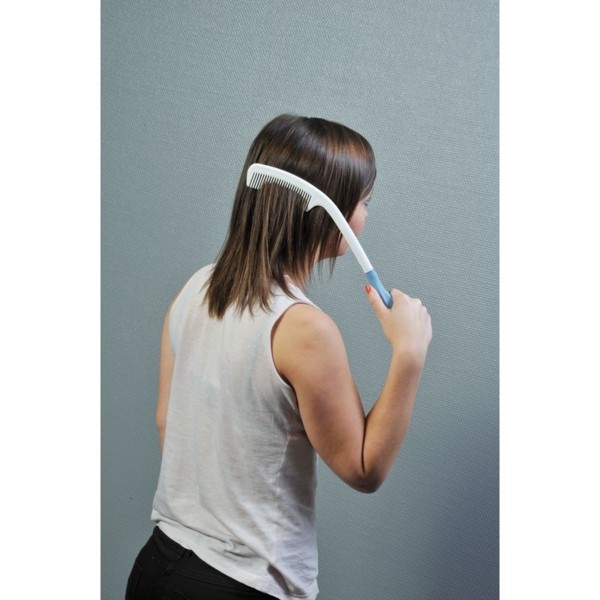 Peigne cheveux à long manche – Aide à la Toilette – Handicap