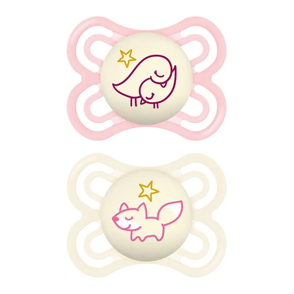 MAM Perfect Nuit Sucette symétrique silicone 2-6 mois