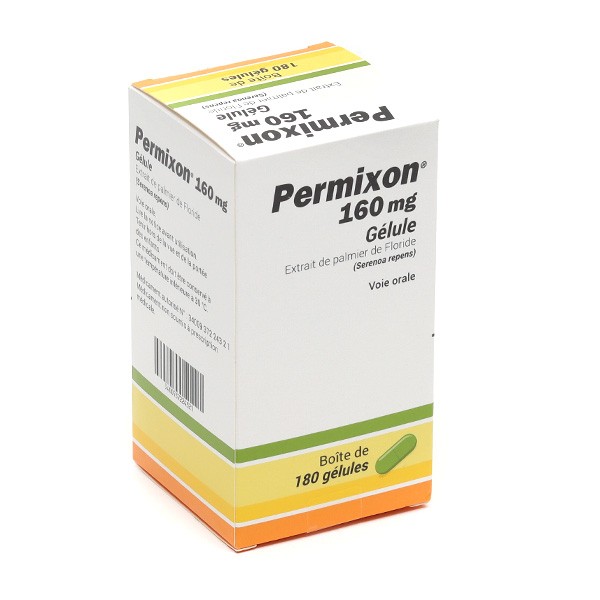 Permixon 160 mg gélules - Médicament prostate - Palmier de Floride