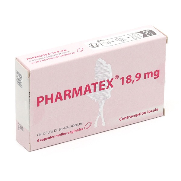 Pharmatex 18,9 mg capsules vaginales - Spermicide - Contraception ...