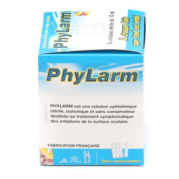 Phylarm solution ophtalmique unidoses
