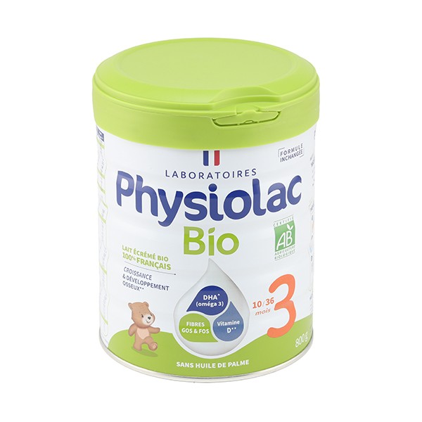 Physiolac Bio 3 lait de croissance