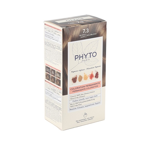 Phytocolor kit coloration permanente Blond doré 7.3