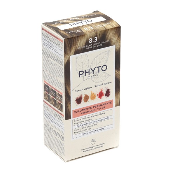 Phytocolor Kit Coloration permanente Blond Clair doré  8.3