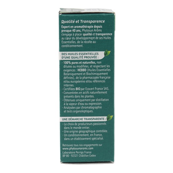 Phytosun Arôms huile essentielle de Cannelle de Ceylan Bio